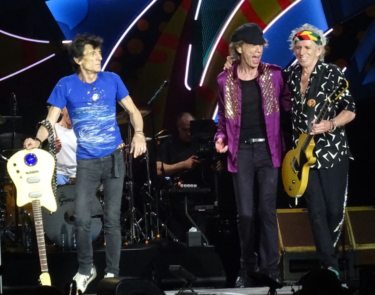 The Rolling Stones live in London, England September 15